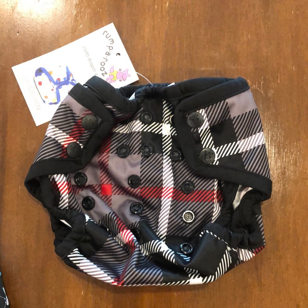 Rumparooz newborn Dexter cloth cover